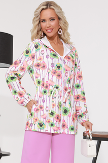 Ветровка женская DSTrend Игра воображения разноцветная 46 RU