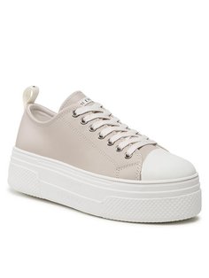 Кеды женские Armani Exchange XDX095 XV571 00558 бежевые 40 EU