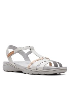 Сандалии женские Clarks Amanda Tealite 26171126 белые 40 EU