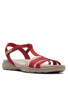 Сандалии женские Clarks Amanda Tealite 26171130 красные 39 EU