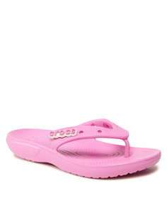 Вьетнамки женские Crocs Classic Crocs Filip 207713 розовые 38.5 EU