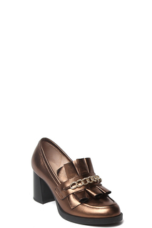 Лоферы женские Milana 1812211 коричневые 40 RU