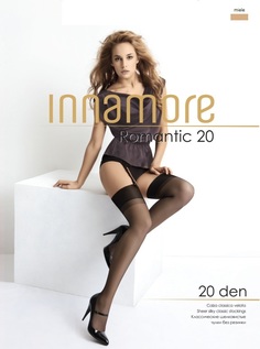 Чулки женские Innamore Romantic 20 бежевые 4 (L)
