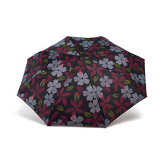 Зонт женский Raindrops RD052322, бордовые цветы