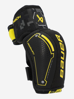 Налокотники хоккейные детские Bauer Supreme Mach YTH, Черный Бауэр