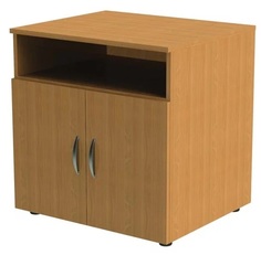 Тумба приставная "Эко", 720х600х740 мм, 2 двери, полка, бук бавария, 400994-55 EKO