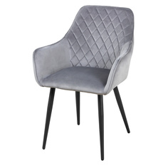 Стул обеденный Империя стульев МЮНХЕН серый велюр