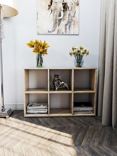 Стеллаж Wood&Stone "Малави" горизонтальный (Дуб Бунратти)