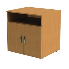 Тумба для оргтехники Этюд, 700х600х750 мм, 2 двери, полка, бук бавария, 400020-55