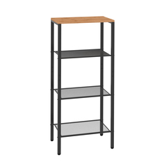 Металлический стеллаж ЗМИ Торонто 14 ЗМИСТТ14Ч, 47x30x114 см