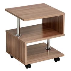 Стол журнальный Комус 400х350х450 Ясень шимо темный Клик Мебель