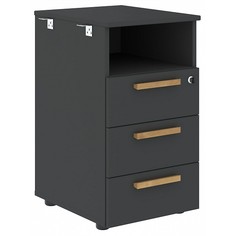 Тумбочка Forta FLC-3D.1 графит черный SKY_00-07088671 Skyland