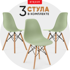 Комплект стульев byROOM Home FIKA, 3 шт, мятный