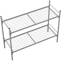 Кровать MEG_двухъярусная МСК158К 190x80, цвет серый No Brand