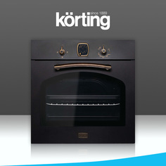 Встраиваемый газовый духовой шкаф Korting OGG 741 СRN Black
