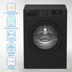 Стиральная машина Beko WSRE6512ZAA черная