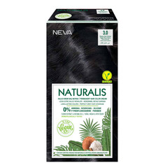 Крем-краска для волос Naturalis Vegan Стойкая 3.0 Насыщенный тёмно-коричневый