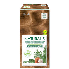 Крем-краска для волос Naturalis Vegan Стойкая 7.3 Карамельный коричневый