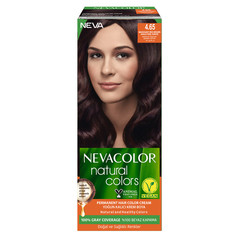 Крем-краска для волос Nevacolor Natural Colors Стойкая 4.65 Махагон красное дерево шатен