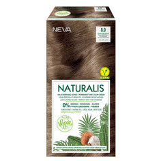 Крем-краска для волос Naturalis Vegan Стойкая 8.0 Интенсивный светлый каштановый
