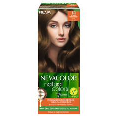 Крем-краска для волос Nevacolor Natural Colors Стойкая 6.3 Nutshell Скорлупа лесного ореха