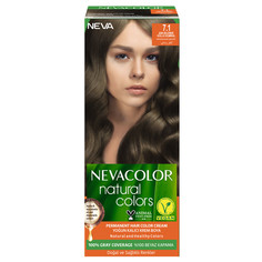 Крем-краска для волос Nevacolor Natural Colors Стойкая 7.1 Ash blonde Пепельный русый