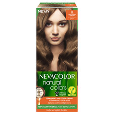 Крем-краска для волос Nevacolor Natural Colors Стойкая 8. Light blonde Светлый блондин