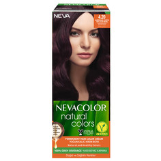 Крем-краска для волос Nevacolor Natural Colors 4.20 Баклажановый фиолетовый