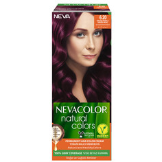 Крем-краска для волос Nevacolor Natural Colors Стойкая 6.20 Орхидея фиолетовый
