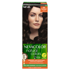 Крем-краска для волос Nevacolor Natural Colors Стойкая 4.4 Medium chestnut Каштан