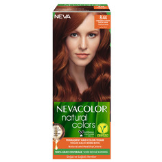 Крем-краска для волос Nevacolor Natural Colors Стойкая 8.44 Корица медь