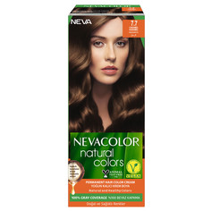 Крем-краска для волос Nevacolor Natural Colors Стойкая 7.7 Caramel Карамель