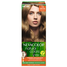 Крем-краска для волос Nevacolor Natural Colors 7.3 Caramel blonde Карамельный русый