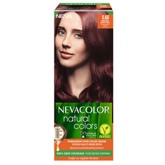 Крем-краска для волос Nevacolor Natural Colors Стойкая 5.66 Wine Red Вино красное дерево