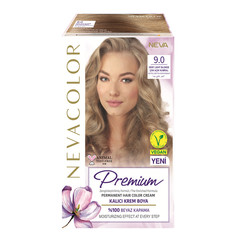 Крем краска для волос Nevacolor Premium стойкая 9.0 Экстра светло-коричневый
