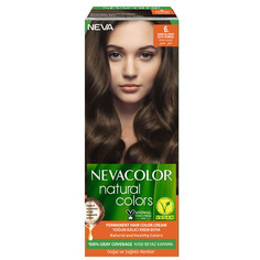 Крем-краска для волос Nevacolor Natural Colors Стойкая 6. Dark blonde Тёмно русый
