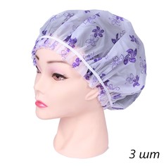 Dewal Beauty Шапочка для душа без кружева / DBH2, (3шт.)