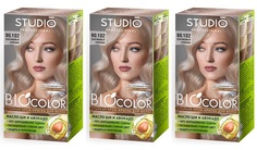 Крем-краска для волос Studio Professional Essem Hair Biocolor Платиновый блондин 3 шт