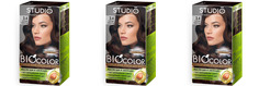Краска для волос Studio Professional Essem Hair горячий шоколад 3.4 15мл 3шт