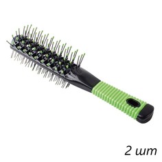 Dewal Beauty Расчёска туннельная 2-х сторонняя / DB9527, (2шт.)