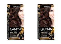 Крем-краска для волос Свобода gamma perfect color 5.47 теплый каштан 2 уп