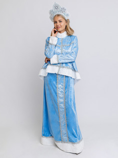 Костюм карнавальный женский Снегурочка Batik 3001 голубой 48 RU Батик