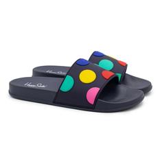 Сланцы мужские Happy Socks Pool Slider Dot SDT114 синие 44.5 EU