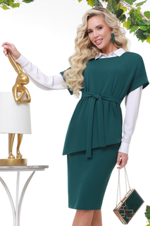 Костюм женский DSTrend Успех гарантирован зеленый 56 RU