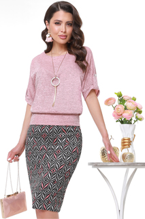 Костюм женский DSTrend Уникальный дуэт розовый 56 RU