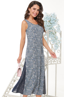 Платье женское DSTrend 138 синее 44 RU