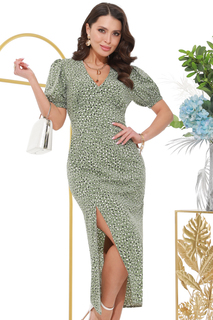 Платье женское DSTrend Соблазнительный формат зеленое 44 RU