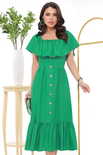 Платье женское DSTrend Волшебство всегда рядом зеленое 48 RU