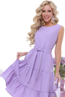 Платье женское DSTrend Тонкие чувства фиолетовое 52 RU