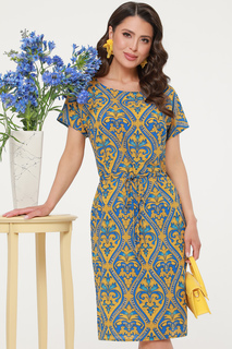 Платье женское DSTrend Романтические каникулы разноцветное 46 RU